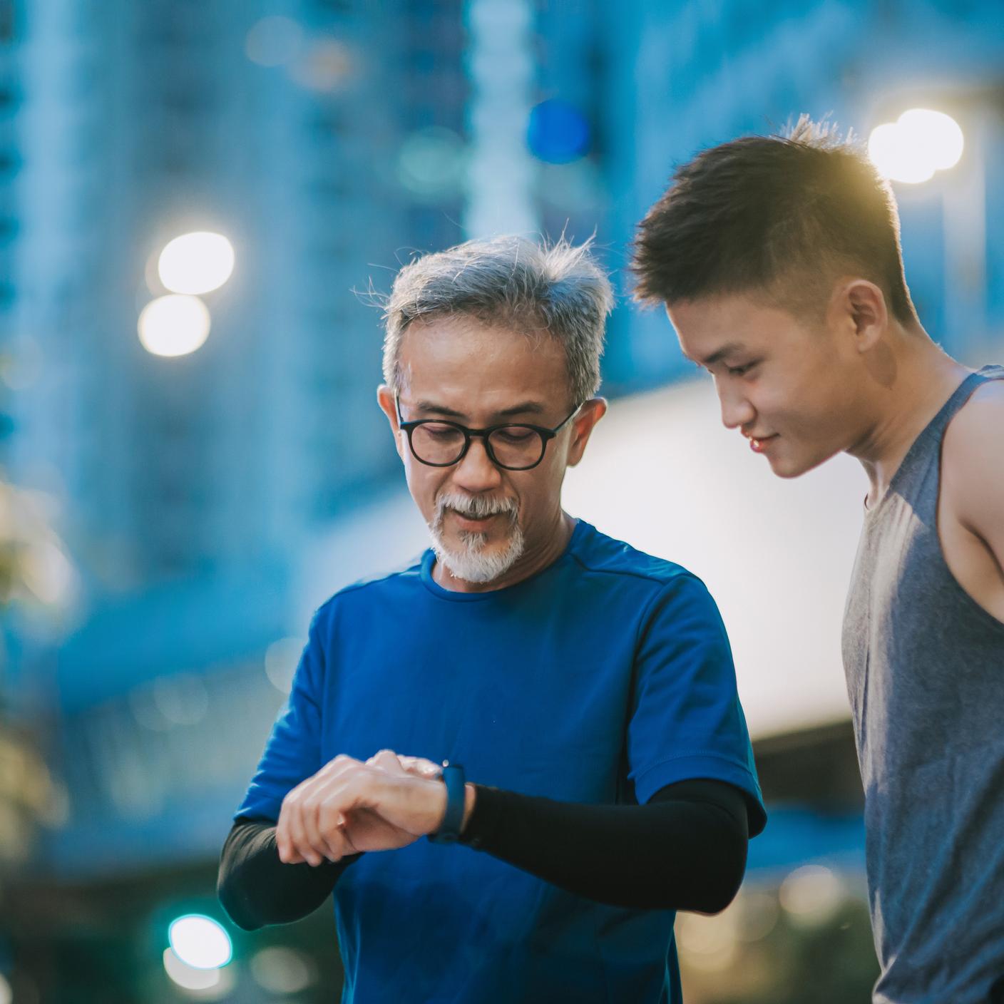 ヘルスケアのデジタルトラスト - 走る親子