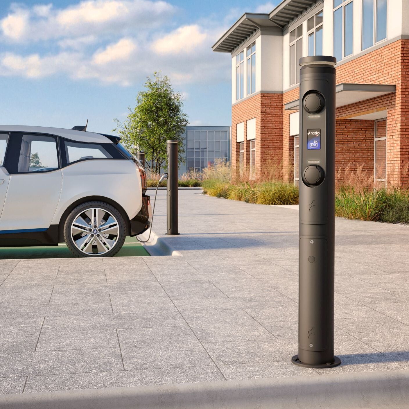 Ratio EV Charger Client owned and provided